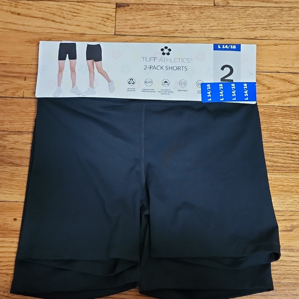 Tuff Athletics Black Shorts 2-Pack